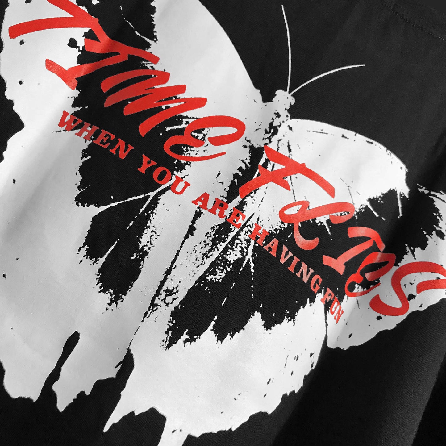 Time Flies x Black - Tshirt